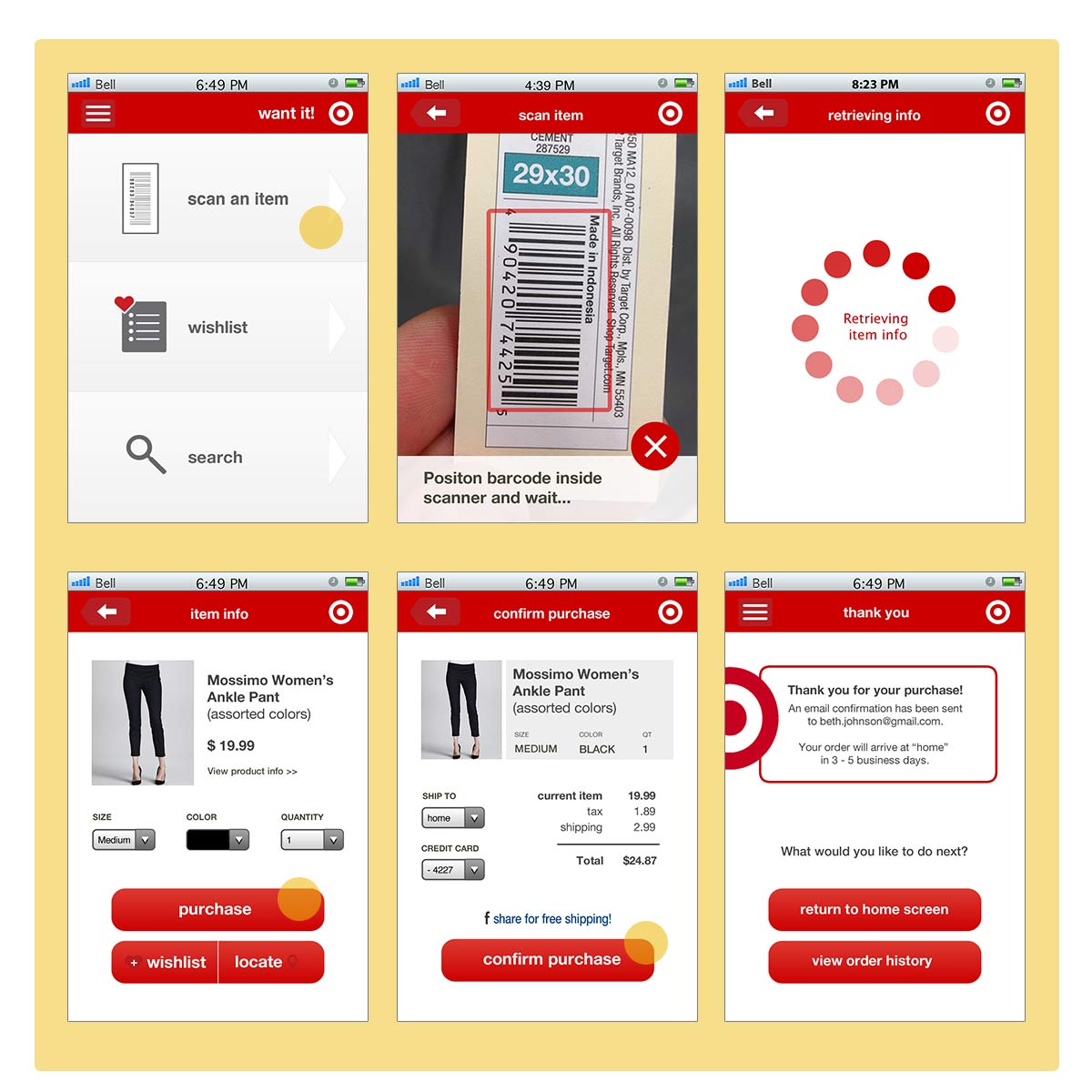scan option task flow